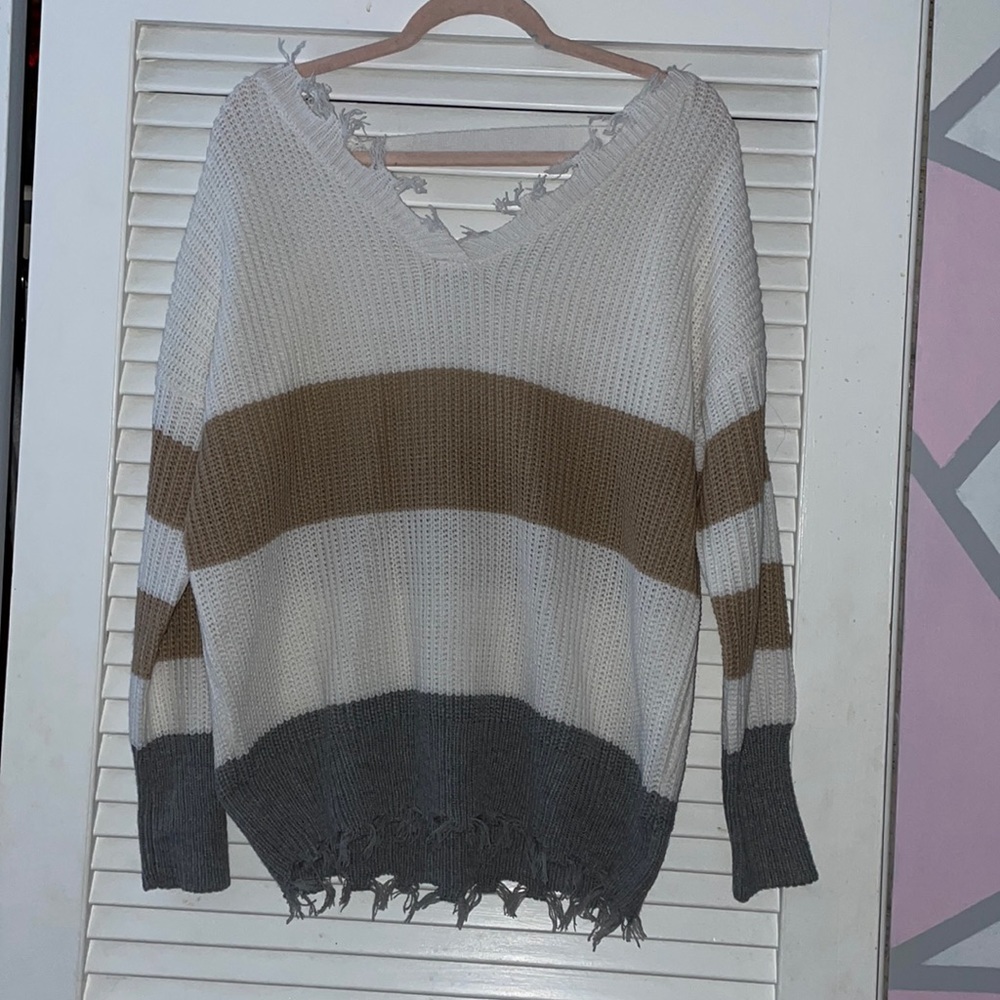 Distressed Sweater